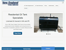 Tablet Screenshot of newenglandtankservice.com